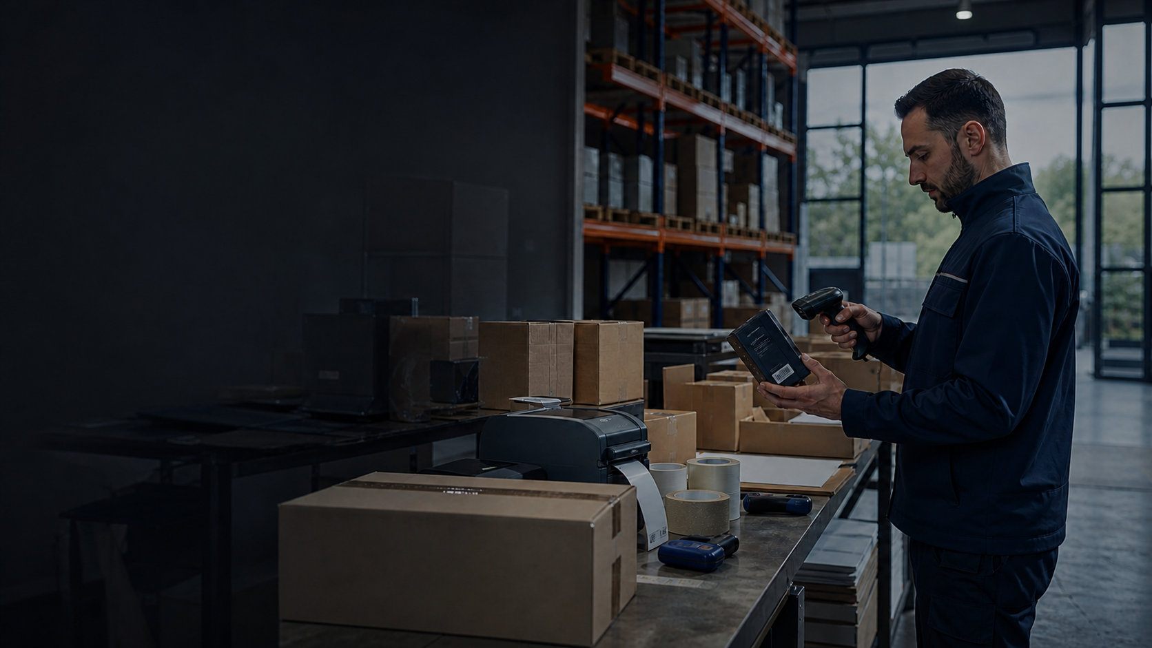 Pakete, die für Amazon FBA vorbereitet werden